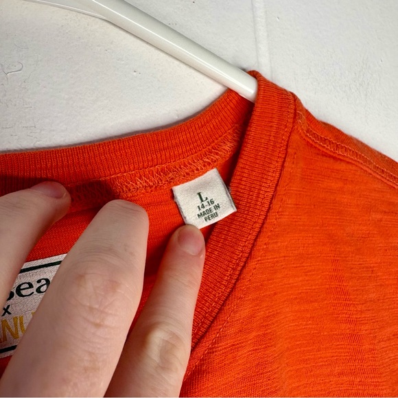 L.L Bean x Snoopy Collab Take a Hike T-shirt Kid’s Size 14-16 Women’s Size Small - Picture 6 of 7